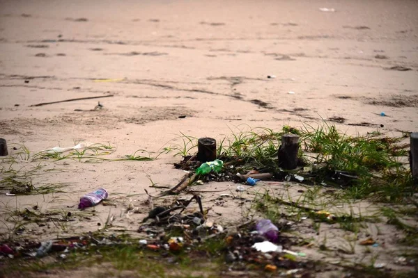 Pantai Laut Hari Berawan — Stok Foto