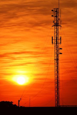 Şehir şehir merkezi iş alanı günbatımı manzarası, cityscape arka plan görüntüleyin. Günbatımı üzerinde Bangkok şehir iş şehir 