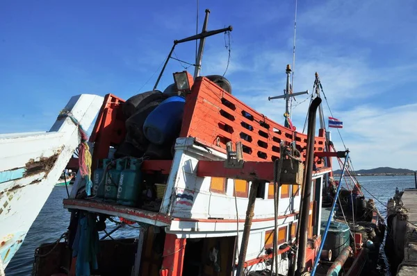 Old Fishing Boat Thailand — Stock Photo, Image