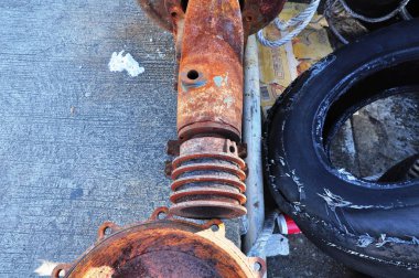 Tayland 'daki nehir limanı.