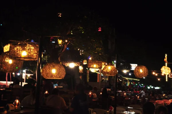 Ciudad Del Resort Tailandia Por Noche — Foto de Stock