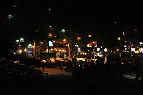 Ciudad Del Resort Tailandia Por Noche — Foto de Stock