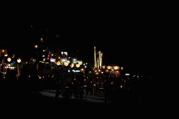 Ciudad Del Resort Tailandia Por Noche —  Fotos de Stock