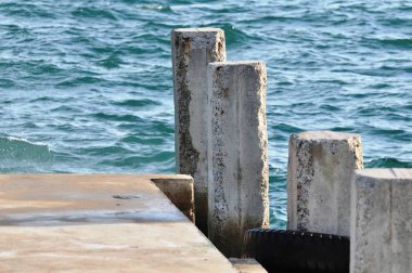 Tatil köyündeki rıhtım