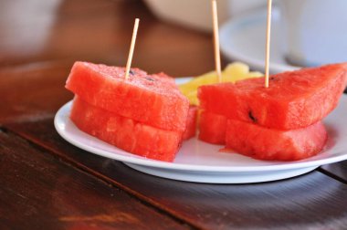 Tayland 'da lüks bir otelde restoran.