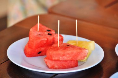 Tayland 'da lüks bir otelde restoran.