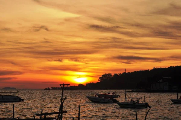 Sonnenaufgang Meer Auf Koh Samet — Stockfoto