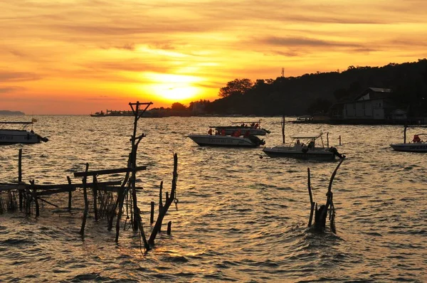 Widok Słońca Morze Koh Samet — Zdjęcie stockowe