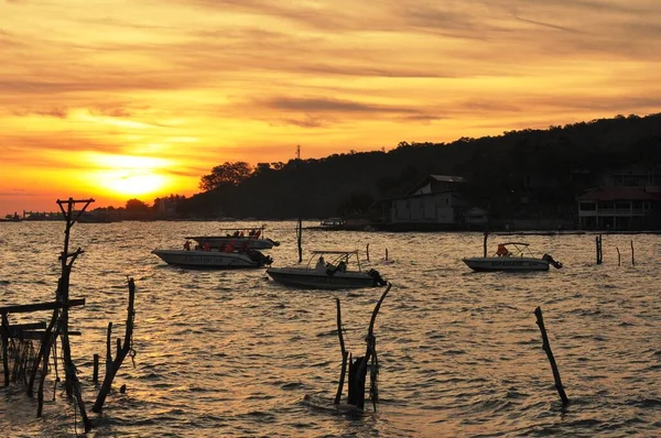 Sonnenaufgang Meer Auf Koh Samet — Stockfoto