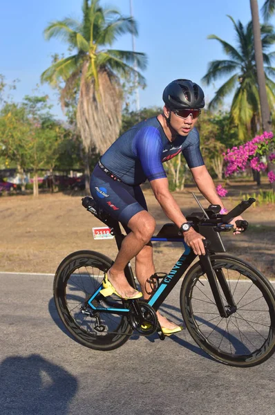 Січня 2014 Таїланд Велосипедист Спортивних Велосипедах — стокове фото