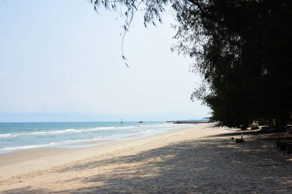 Beautiful Sandy Sea Beach Coast Sunny Day — Stock Photo, Image