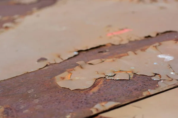 Viejo Coche Oxidado Abandonado Cerca — Foto de Stock