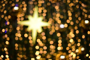 Bokeh ışıkları ile soyut arkaplan