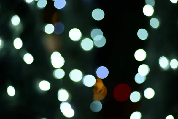 Fondo Navidad Con Luces Bokeh — Foto de Stock