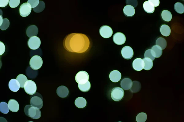 Fondo Abstracto Con Luces Estrellas Bokeh — Foto de Stock