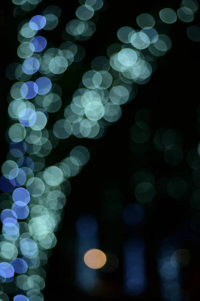 Fundo Abstrato Com Luzes Bokeh — Fotografia de Stock