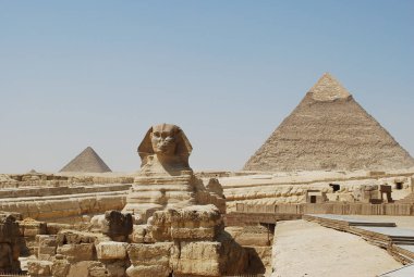 The Great Sphinx and Pyramids of Egypt clipart