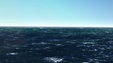 Deniz yolu tarif etmek ve dalgalar sakin