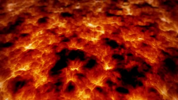 Détail de lave, animation informatique 