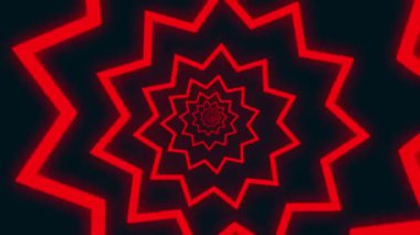 Infinite loop tunnel background, optical illusion effect  