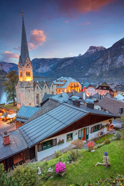 Альпийская деревня . — стоковое фото