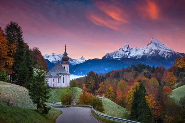 Herfst in Alpen. — Stockfoto