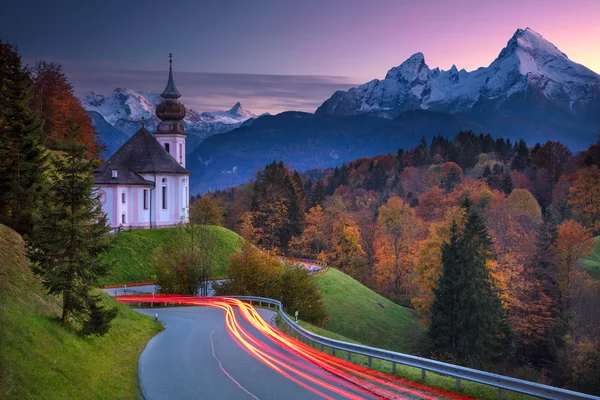 Herfst in Alpen. — Stockfoto