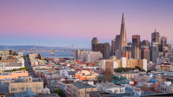 San Francisco al atardecer . — Foto de Stock