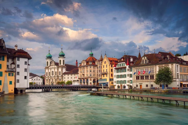 Ciudad de Lucerna . — Foto de Stock