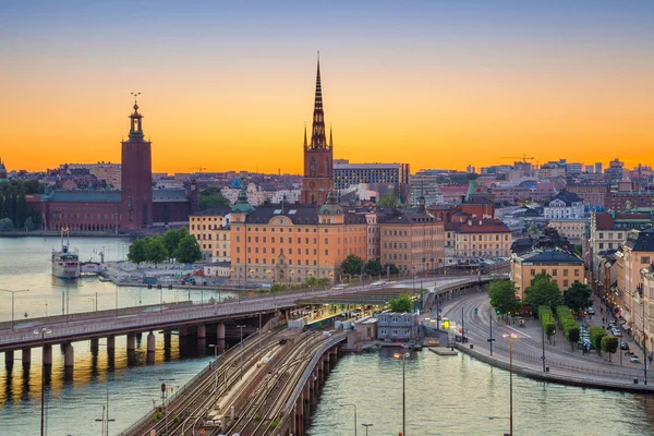 Město stockholm. — Stock fotografie