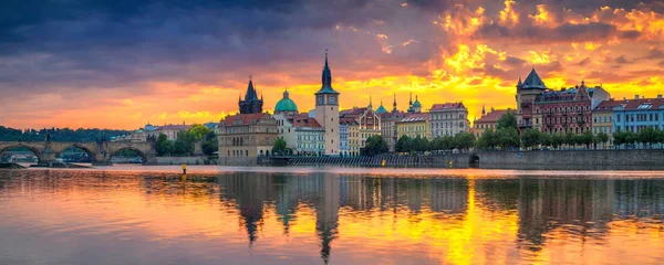 Panorama de Praga. — Fotografia de Stock