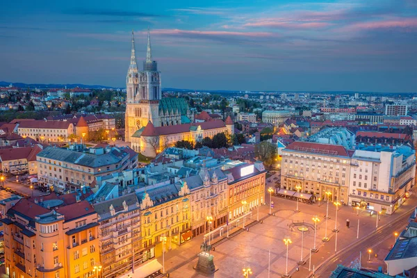 Cidade de zagreb . — Fotografia de Stock