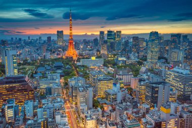 tokyo şehri.