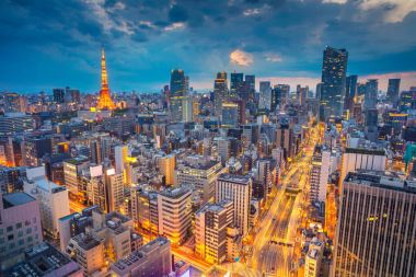 tokyo şehri.