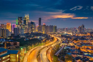 kuala lumpur manzarası.
