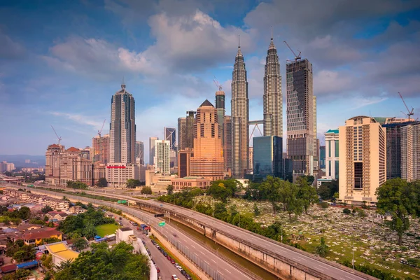 Ciudad de Kuala Lumpur . — Foto de Stock
