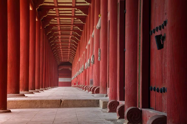 Santuário de Jongmyo, Seul . — Fotografia de Stock