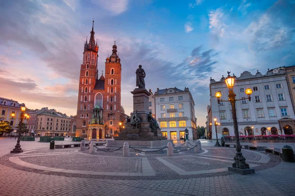 Pazar Meydanı, Krakow. — Stok fotoğraf