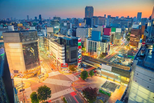 Shibuya przejście w tokyo, Japonia. — Zdjęcie stockowe