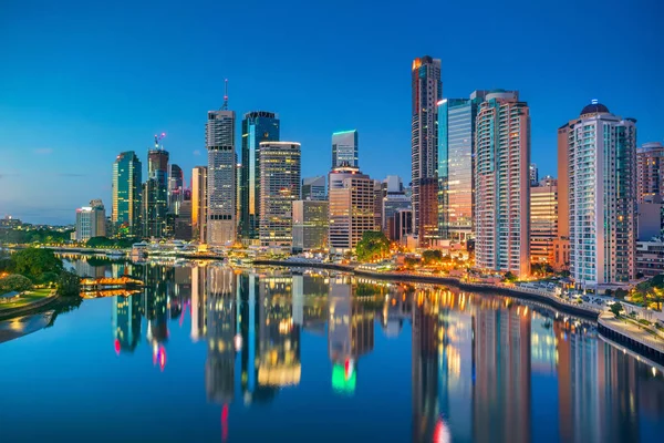 Brisbane Cityscape Image Brisbane Skyline Australia Sunrise — Stock Photo, Image