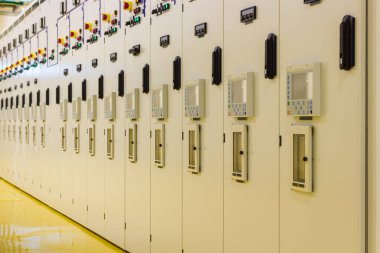 Gaz İzoleli Şalt elektrik yüksek gerilim kontrol paneli.
