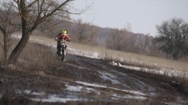 Extrema Motocross Rider Racing — Vídeo de stock