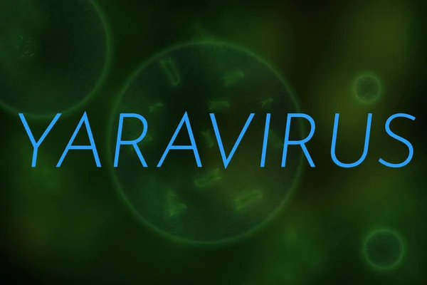 Illustrative example of Newly found YARAVIRUS in barazil. — Stok fotoğraf