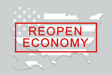 ABD ekonomisinin açılması, ABD veya Amerika 'nın ekonomik faaliyetlerinin yeniden açılması - covid-19 veya koronavirüs salgını nedeniyle iş sahalarına geri dönülmesi.