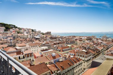 Santa justa Asansör üstüne bakış açısı