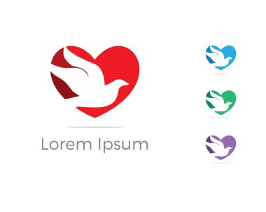 Ev vektör çizim kuş kuş logo vektör tasarımı, kuşlar sevgilisi simgesi, güvercin.