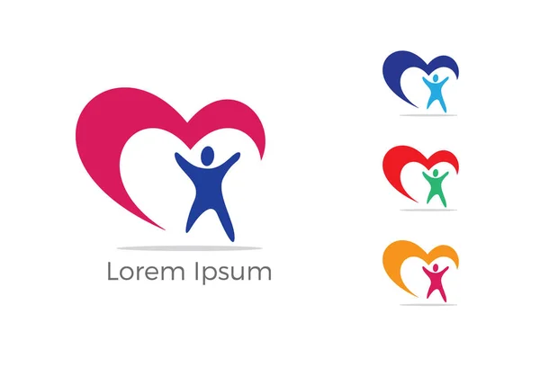 Λογότυπο Κέντρο Φροντίδας Παιδιού Φιλανθρωπία Και Υποστήριξη Έννοια Ορφανά Στο — Διανυσματικό Αρχείο