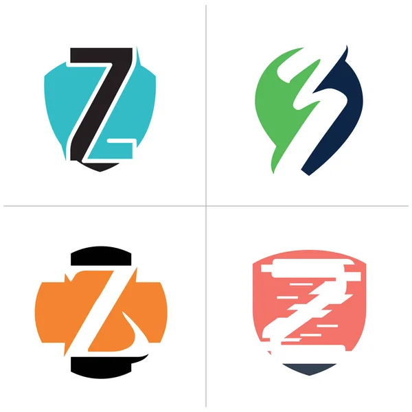 Projekt Logo Litery Pin Ilustracja Wektora Litery — Wektor stockowy