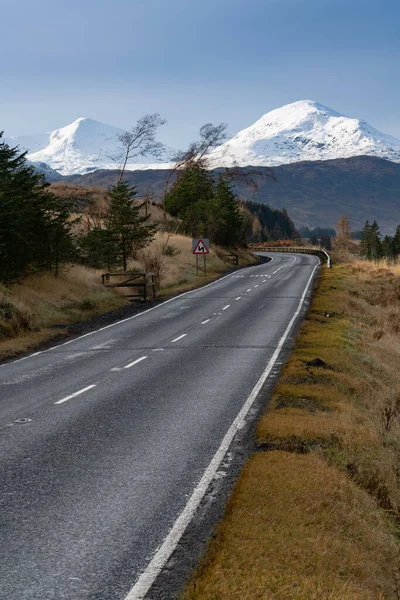 Camino Oban Través Las Tierras Altas Escocia Argyll Escocia Montañas — Foto de Stock