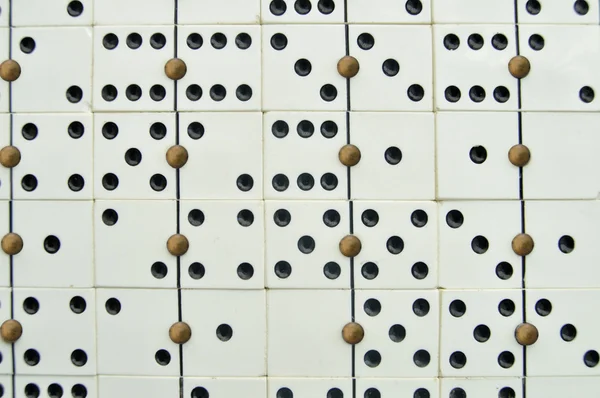 Background with dominoes — Stock Photo, Image
